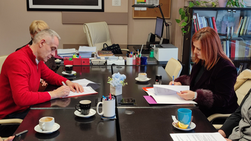 Potpisan sporazum o saradnji sa Fakultetom za odgojne i obrazovne znanosti iz Osijeka