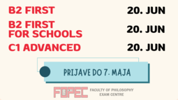 Cambridge ispiti - Отворене пријаве за ЈУН 2026. године!
