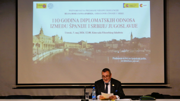 Амбасадор Шпаније одржао предавање на Филозофском факултету