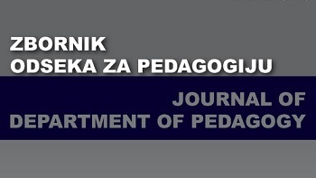 Objavljen je 31. broj Zbornika Odseka za pedagogiju